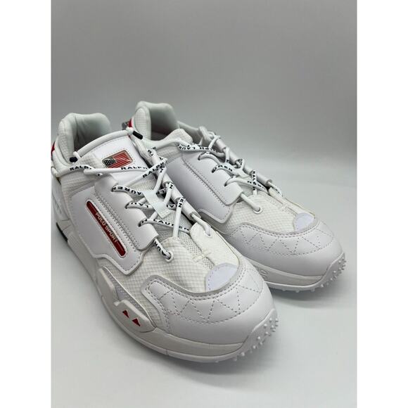 Polo Ralph Lauren Polo Sport PS200 SK LTL White Sneakers Men\'s Size 11 main image 7